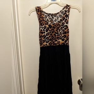 High-Low Animal Print Dress